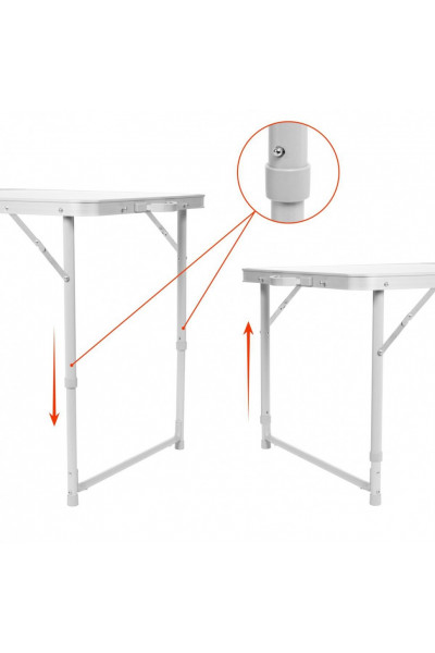 Стол алюминиевый складной Helios T-21407/1-A-1 Стол алюминиевый складной Helios T-21407/1-A-1