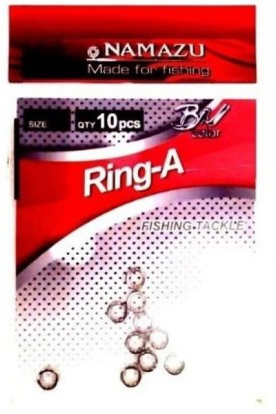 Заводное кольцо Namazu, цв. Cr, р. 10 ( d=4,3 mm), до 3,5 кг 10 шт N-FT-RA10 Заводное кольцо Namazu, цв. Cr, р. 10 ( d=4,3 mm), до 3,5 кг 10 шт N-FT-RA10