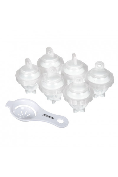 Формы для варки яиц Marmiton (6 форм + ложка-сепаратор) 17012 Формы для варки яиц Marmiton (6 форм + ложка-сепаратор) 17012