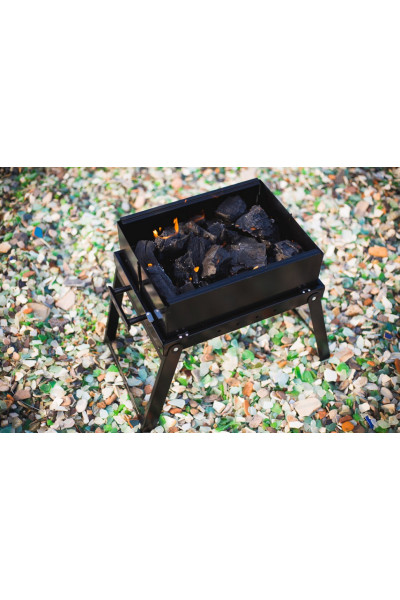 Мангал разборный Higashi A-826B сталь 0,8 мм Мангал разборный Higashi A-826B сталь 0,8 мм