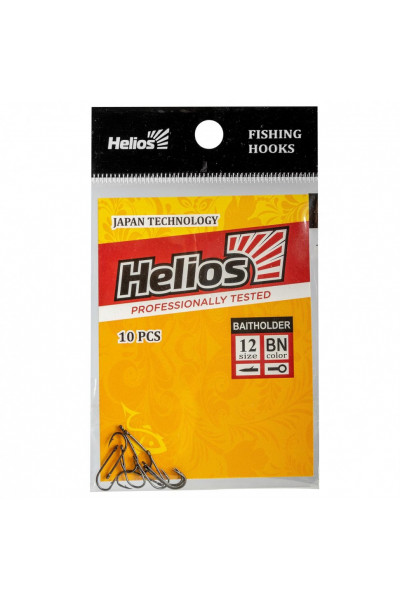 Крючок Helios Baitholder с кольцом №12 цвет BN (10 шт) HS-BH-BN-9946-12 Крючок Helios Baitholder с кольцом №12 цвет BN (10 шт) HS-BH-BN-9946-12
