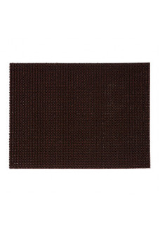 Коврик противоскользящий Vortex Травка 45х60 см темно-коричневый 24101
