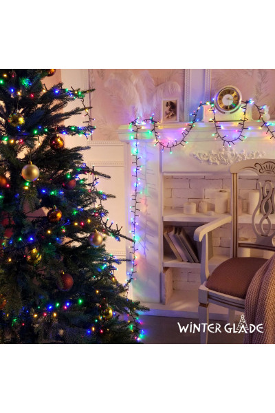 Светодиодная гирлянда (мультиколор) Winter Glade CM370 для улицы и дома 740 см Светодиодная гирлянда (мультиколор) Winter Glade CM370 для улицы и дома 740 см