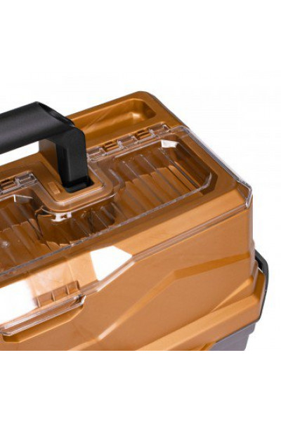 Ящик для снастей Nisus Tackle Box трехполочный золотой N-TB-3-GO