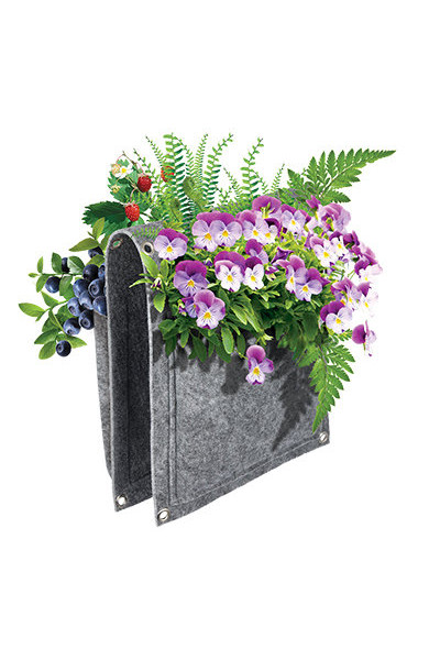 Вертикальная грядка Blumen Haus Плантер 2 кармана 26х66 см 65104 Вертикальная грядка Blumen Haus Плантер 2 кармана 26х66 см 65104