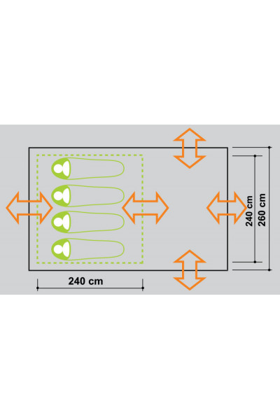 Палатка Canadian Camper Canyon 4 forest Палатка Canadian Camper Canyon 4 forest