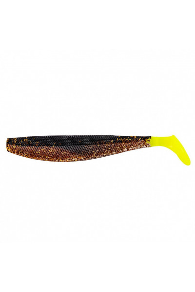 Виброхвост Helios Trofey 5.5/14 см, цвет Black Sparkles LT 4 шт HS-25/1-033