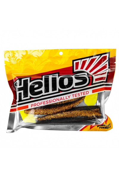 Виброхвост Helios Trofey 5.5/14 см, цвет Black Sparkles LT 4 шт HS-25/1-033 Виброхвост Helios Trofey 5.5/14 см, цвет Black Sparkles LT 4 шт HS-25/1-033