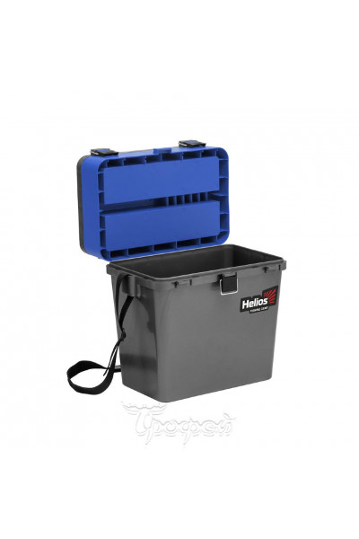 Ящик рыболовный зимний Helios двухсекционный 19л серый/синий (HS-IB-19-GB) Ящик рыболовный зимний Helios двухсекционный 19л серый/синий (HS-IB-19-GB)