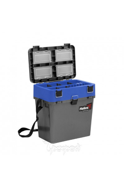 Ящик рыболовный зимний Helios двухсекционный 19л серый/синий (HS-IB-19-GB) Ящик рыболовный зимний Helios двухсекционный 19л серый/синий (HS-IB-19-GB)