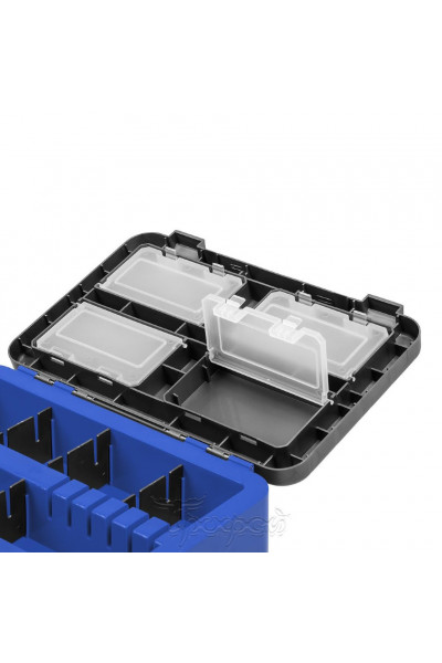 Ящик рыболовный зимний Helios двухсекционный 19л серый/синий (HS-IB-19-GB) Ящик рыболовный зимний Helios двухсекционный 19л серый/синий (HS-IB-19-GB)