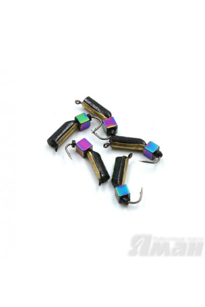 Мормышка вольфрамрам безнасадочная Яман Столбик №7, d-2.5 мм, L-9.5 мм, 1,05 г (5 шт.) Я-МР1049