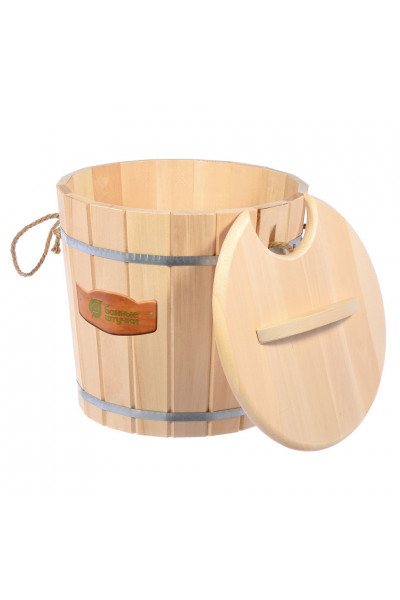 Запарник с крышкой Банные Штучки липа 25 л 3607