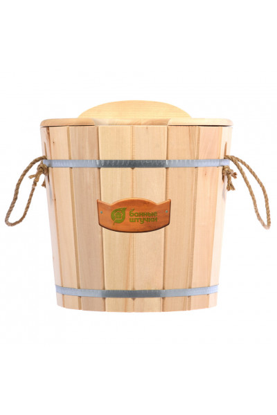Запарник с крышкой Банные Штучки липа 25 л 3607 Запарник с крышкой Банные Штучки липа 25 л 3607