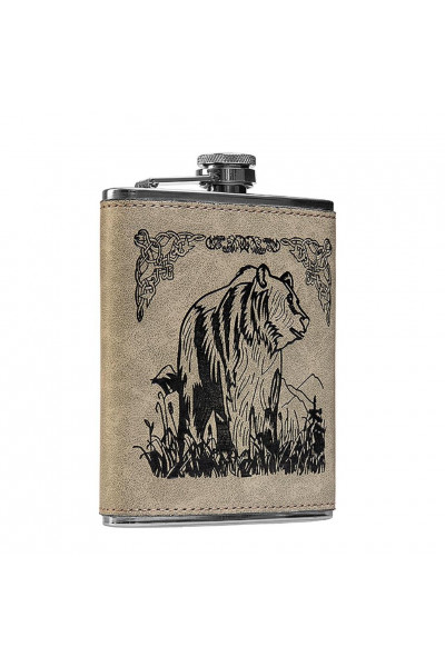 Фляжка Helios Медведь 240 мл А08-1