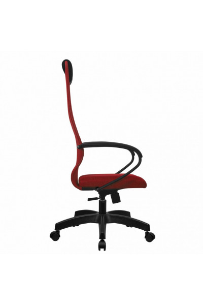 Кресло офисное Metta SU-B-8 ткань/сетка, красное Кресло офисное Metta SU-B-8 ткань/сетка, красное