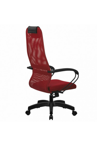 Кресло офисное Metta SU-B-8 ткань/сетка, красное Кресло офисное Metta SU-B-8 ткань/сетка, красное