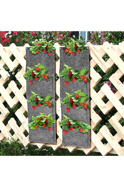 Вертикальная грядка Blumen Haus Плантер 4 кармана 30х100 см 65103 Вертикальная грядка Blumen Haus Плантер 4 кармана 30х100 см 65103