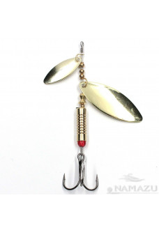 Блесна Namazu Ahimonda, вес 16 г, цвет 02 (латунь) N-AH16-02