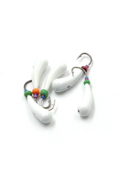 Мормышка литая Яман Зубок Бол., 0,8 г, Kumho №31, цвет бел. с/накопит. (5 шт.) Я-МР1249БС Мормышка литая Яман Зубок Бол., 0,8 г, Kumho №31, цвет бел. с/накопит. (5 шт.) Я-МР1249БС