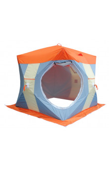 Палатка рыбака Нельма Куб-2 Люкс (двухслойная)