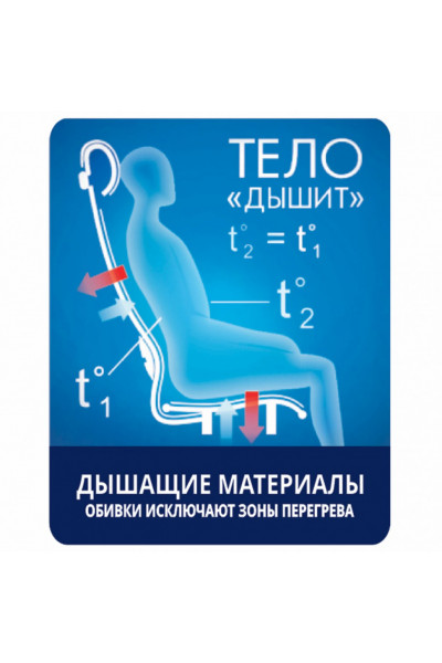 Кресло офисное Metta К-27 ткань, серое Кресло офисное Metta К-27 ткань, серое