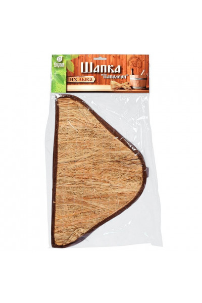 Шапка из лыка Банные Штучки Наполеон 33264