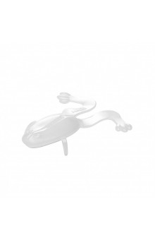 Лягушка Helios Crazy Frog 2,36"/6,0 см, цвет White 10 шт HS-22-001