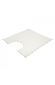 Коврик для туалета Vortex Spa под унитаз 60х55 см белый 24134