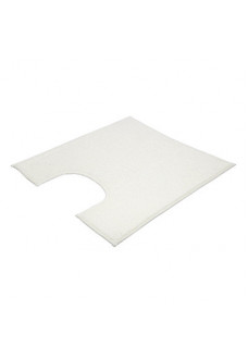 Коврик для туалета Vortex Spa под унитаз 60х55 см белый 24134