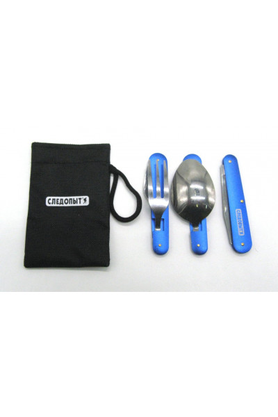 Набор складных столовых приборов Следопыт в чехле PF-CWS-P51 Набор складных столовых приборов Следопыт в чехле PF-CWS-P51