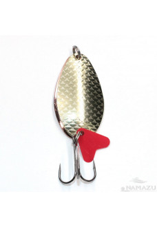 Блесна шумовая Namazu Iron-J, 24 г, цвет 02-03 (латунь-медь) N-IJ24-02-03
