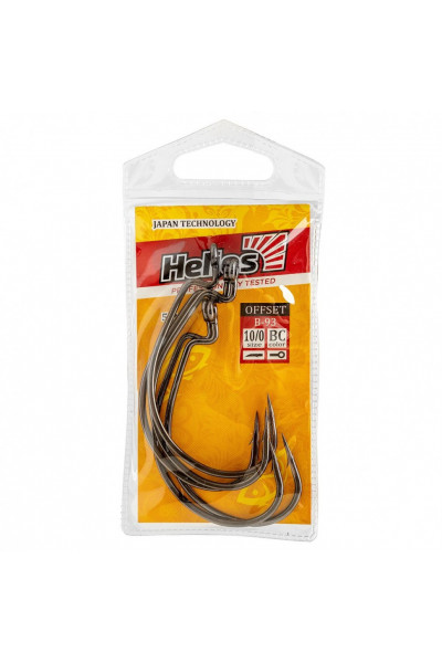 Крючок офсетный Helios B-93 №10/0 цвет BC (5 шт) HS-B-93-10/0 Крючок офсетный Helios B-93 №10/0 цвет BC (5 шт) HS-B-93-10/0