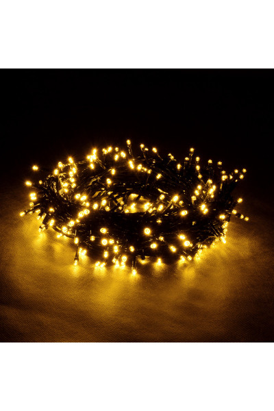 Светодиодная гирлянда для дома (теплый свет) Vegas Нить 100 LED, 10 м, 220V 55062