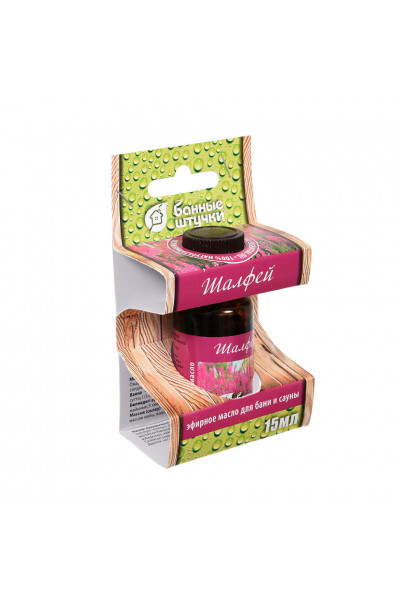Эфирное масло Банные Штучки Шалфей 15 мл 30011 Эфирное масло Банные Штучки Шалфей 15 мл 30011