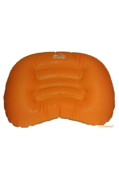 Подушка надувная Tramp TRA-160 (оранжевый/серый)