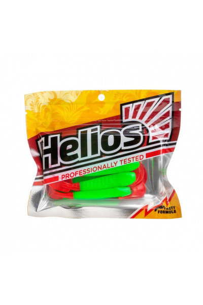 Твистер Helios Long Hybrid 3,55/9,0 см, цвет Lime & Red 7 шт HS-15-021 Твистер Helios Long Hybrid 3,55/9,0 см, цвет Lime & Red 7 шт HS-15-021