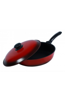 Сковорода антпригарная с крышкой Силумин Люкс 1,5л d220 (ЛС22тpк)