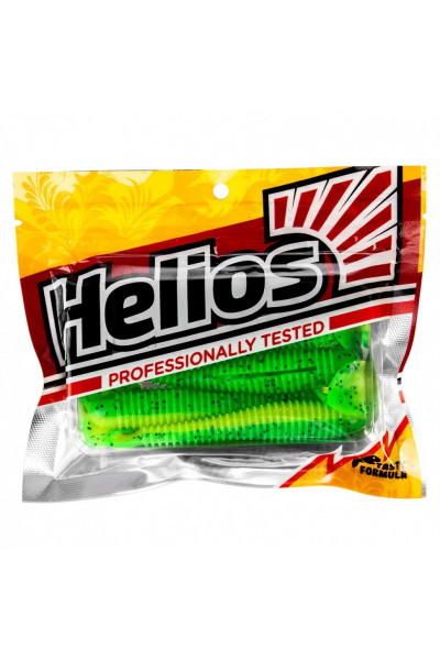 Виброхвост Helios Catcher 3,55/9 см, цвет Green Lime 5 шт HS-2-010 Виброхвост Helios Catcher 3,55/9 см, цвет Green Lime 5 шт HS-2-010