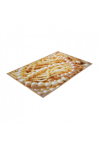 Коврик влаговпитывающий Vortex Velur Spa 50х80 см Жемчужное ожерелье 24293 Коврик влаговпитывающий Vortex Velur Spa 50х80 см Жемчужное ожерелье 24293