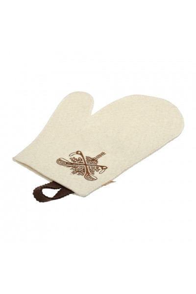 Рукавица для бани Банные Штучки (войлок) 41419 Рукавица для бани Банные Штучки (войлок) 41419