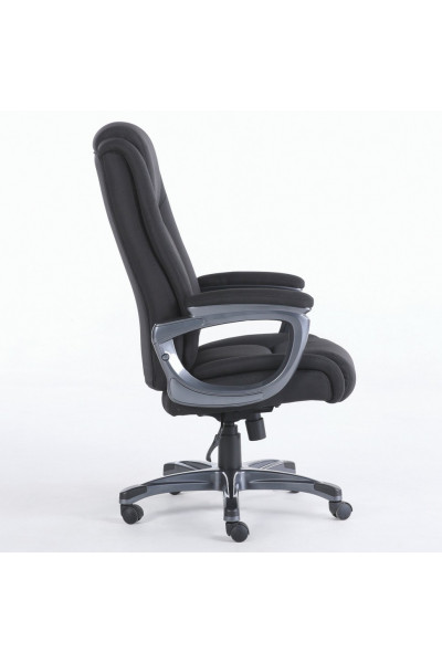 Кресло руководителя Brabix Premium Solid HD-005 до 180 кг, ткань, черное 531822 Кресло руководителя Brabix Premium Solid HD-005 до 180 кг, ткань, черное 531822