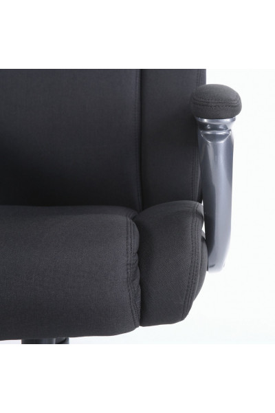 Кресло руководителя Brabix Premium Solid HD-005 до 180 кг, ткань, черное 531822 Кресло руководителя Brabix Premium Solid HD-005 до 180 кг, ткань, черное 531822