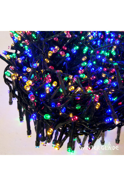 Светодиодная гирлянда (мультиколор) Winter Glade CM1000 для улицы и дома 2000 см Светодиодная гирлянда (мультиколор) Winter Glade CM1000 для улицы и дома 2000 см
