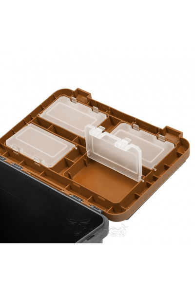 Ящик рыболовный зимний Helios односекционный 19л серый/золото (HS-IB-19-GGo-1) Ящик рыболовный зимний Helios односекционный 19л серый/золото (HS-IB-19-GGo-1)