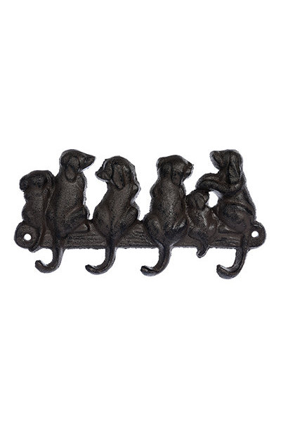 Вешалка настенная Blumen Haus Щенята 4 крючка 66028 Вешалка настенная Blumen Haus Щенята 4 крючка 66028