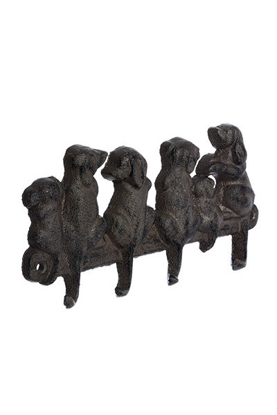 Вешалка настенная Blumen Haus Щенята 4 крючка 66028 Вешалка настенная Blumen Haus Щенята 4 крючка 66028