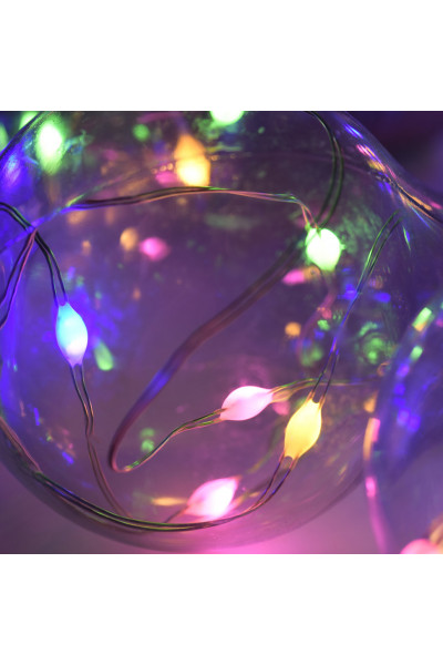 Светодиодная гирлянда для дома (мультиколор) Vegas Ретро лампы 60 LED 1,8 м таймер, пульт 55133 Светодиодная гирлянда для дома (мультиколор) Vegas Ретро лампы 60 LED 1,8 м таймер, пульт 55133