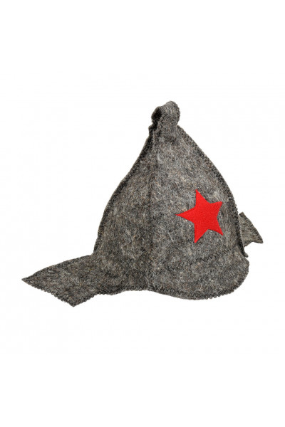 Шапка для бани Hot Pot Буденовка (войлок) 42002 Шапка для бани Hot Pot Буденовка (войлок) 42002