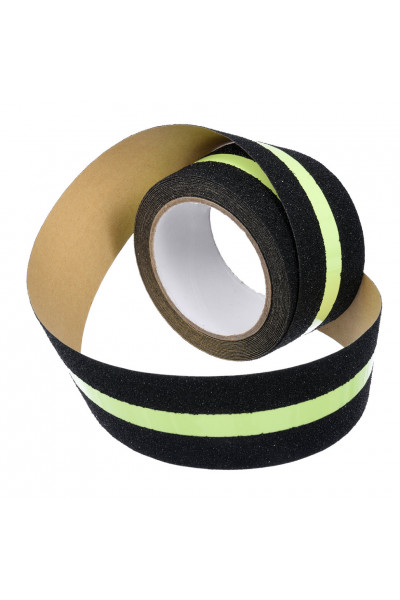 Противоскользящая лента Vortex 5х500 см сигнальная люминесцентная 24161 Противоскользящая лента Vortex 5х500 см сигнальная люминесцентная 24161